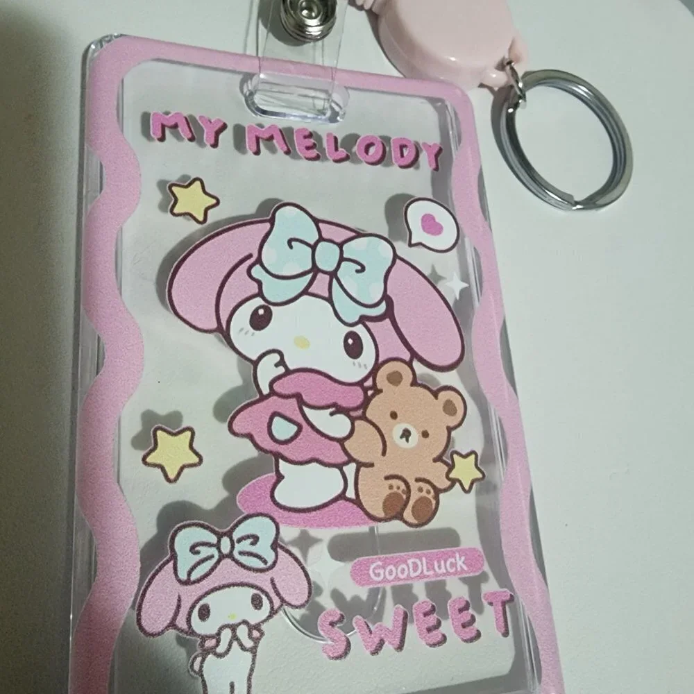 Brand New My Melody I I.D Holder Keychain